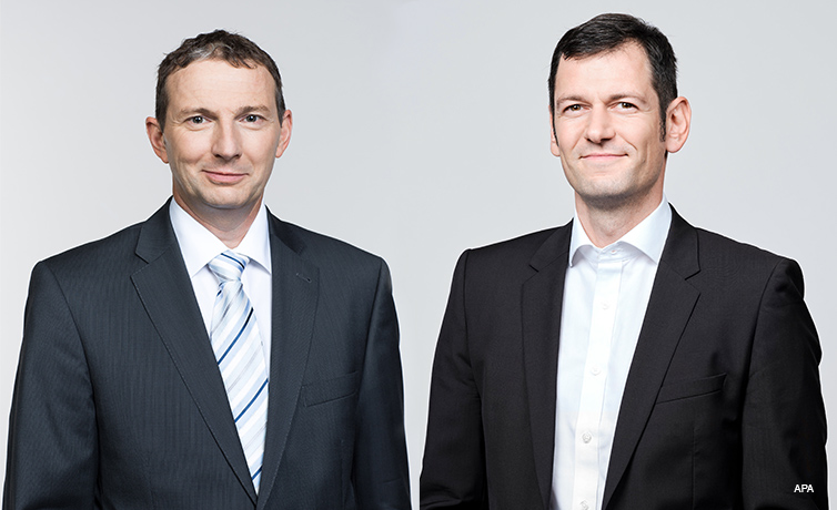 Geschäftsführer der APA-IT: Gerald Innerwinkler und Clemens Prerovsky