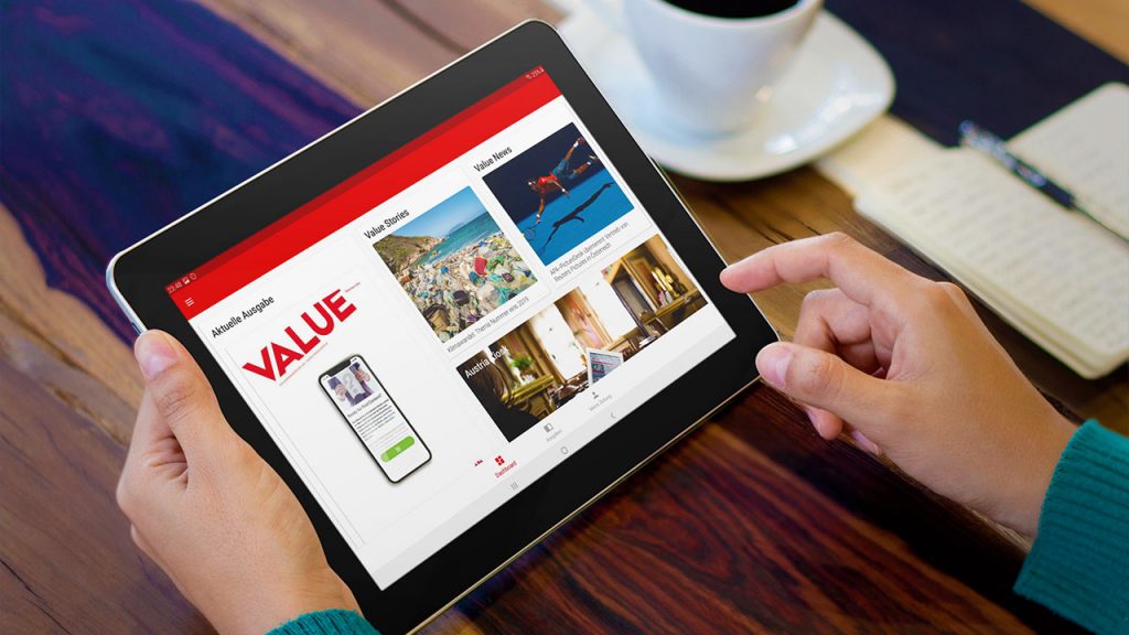 Kundenmagazin APA-Value in der Mobile Publishing Suite (MPS)